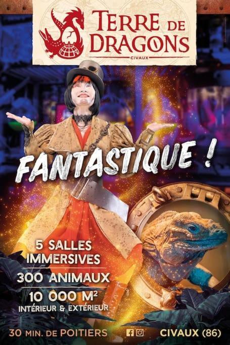 Maisons Martigny B - Proche Futuroscope Et Aquascope Chasseneuil-du-Poitou Kültér fotó